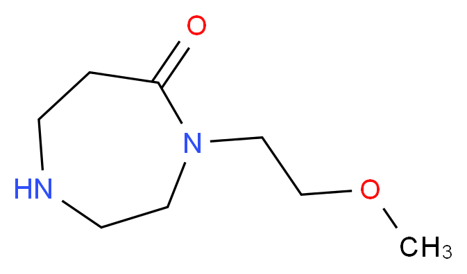 4-(2-Methoxyethyl)-1,4-diazepan-5-one_分子结构_CAS_)