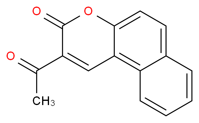 3-Acetylbenzo[f]coumarin_分子结构_CAS_)