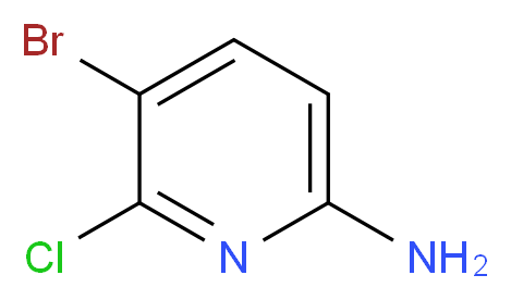 2-Amino-5-bromo-6-chloropyridine_分子结构_CAS_358672-65-8)