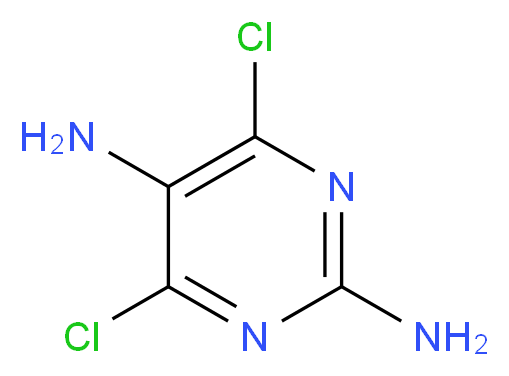 dichloropyrimidine-2,5-diamine_分子结构_CAS_55583-59-0