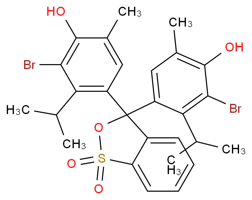 溴百里酚蓝, ACS_分子结构_CAS_76-59-5)