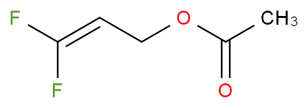 3,3-Difluoroallyl acetate_分子结构_CAS_1597-40-6)