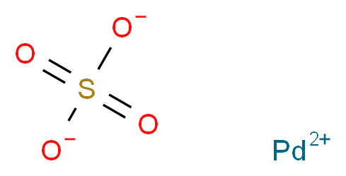 硫酸钯(II)二水合物, Premion&reg;_分子结构_CAS_13444-98-9)