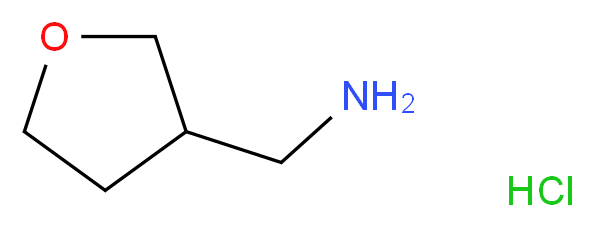 (Tetrahydrofuran-3-yl)methanamine hydrochloride_分子结构_CAS_184950-35-4)