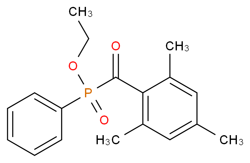 Ethyl (2,4,6-trimethylbenzoyl)phenylphosphinate_分子结构_CAS_84434-11-7)