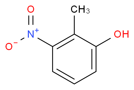 2-methyl-3-nitrophenol_分子结构_CAS_5460-31-1