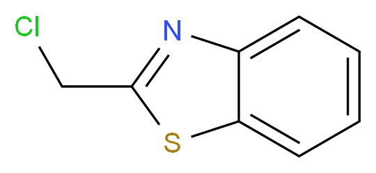 2-(Chloromethyl)-1,3-benzothiazole_分子结构_CAS_37859-43-1)