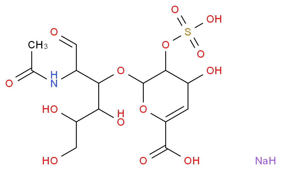 Chondroitin disaccharide Δdi-UA-2S sodium salt_分子结构_CAS_149368-04-7)