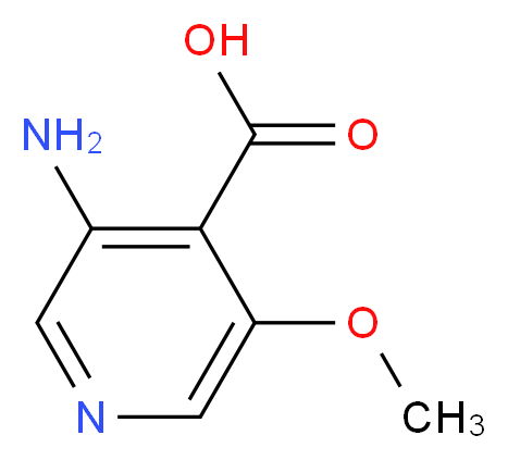 3-Amino-5-methoxyisonicotinic acid_分子结构_CAS_)