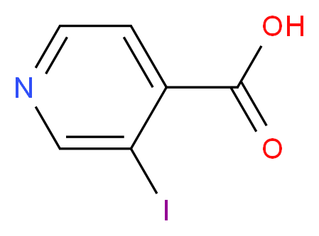 3-iodopyridine-4-carboxylic acid_分子结构_CAS_)