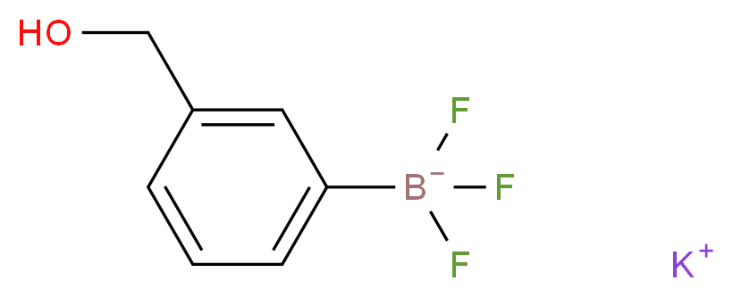 potassium trifluoro[3-(hydroxymethyl)phenyl]boranuide_分子结构_CAS_438553-44-7