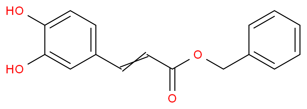 benzyl 3-(3,4-dihydroxyphenyl)prop-2-enoate_分子结构_CAS_107843-77-6