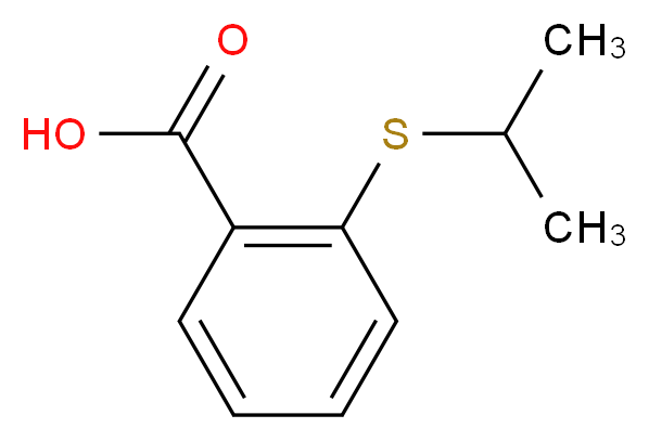 2-(Isopropylthio)benzoic acid_分子结构_CAS_)