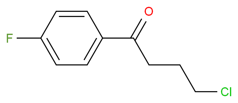 4-chloro-1-(4-fluorophenyl)butan-1-one_分子结构_CAS_)