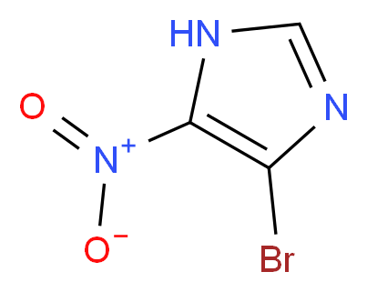4-bromo-5-nitro-1H-imidazole_分子结构_CAS_6963-65-1