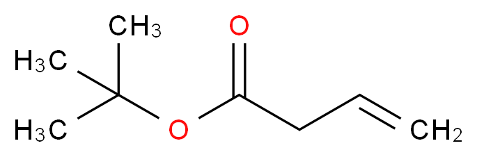 3-丁烯酸叔丁酯_分子结构_CAS_14036-55-6)