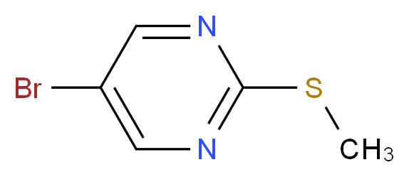 5-Bromo-2-methylthiopyrimidine_分子结构_CAS_14001-67-3)