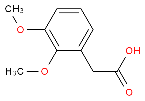 2,3-Dimethoxyphenylacetic acid_分子结构_CAS_90-53-9)