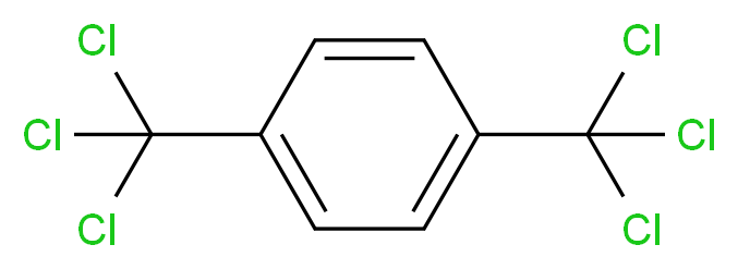1,4-bis(trichloromethyl)benzene_分子结构_CAS_68-36-0