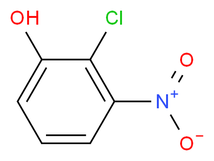 2-chloro-3-nitrophenol_分子结构_CAS_603-84-9