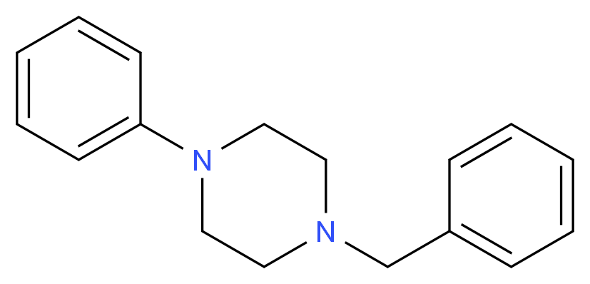 1-benzyl-4-phenylpiperazine_分子结构_CAS_)