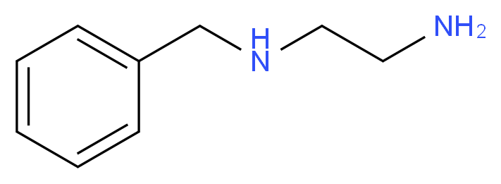 N-苄基乙二胺_分子结构_CAS_4152-09-4)