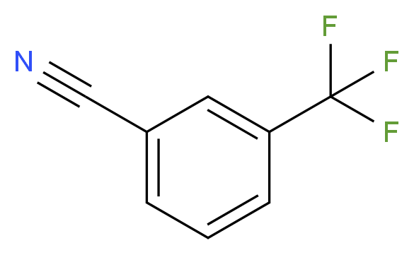 m-TRIFLUOROMETHYLBENZONITRILE_分子结构_CAS_368-77-4)