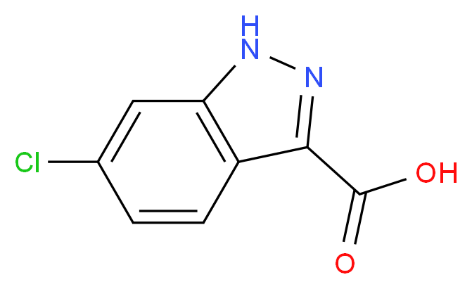 6-chloro-1H-indazole-3-carboxylic acid_分子结构_CAS_129295-31-4