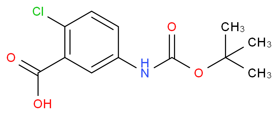 Boc-5-amino-2-chlorobenzoic acid_分子结构_CAS_503555-96-2)