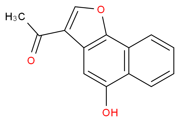 1-{5-hydroxynaphtho[1,2-b]furan-3-yl}ethan-1-one_分子结构_CAS_352553-09-4