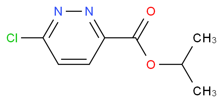 propan-2-yl 6-chloropyridazine-3-carboxylate_分子结构_CAS_321946-09-2