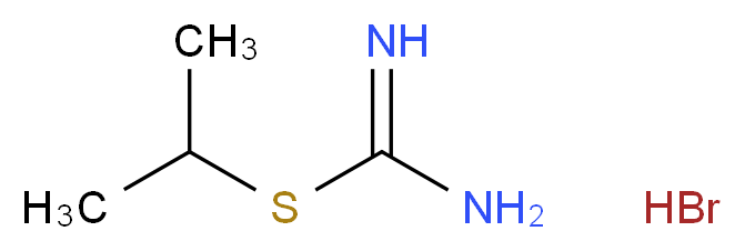 (propan-2-ylsulfanyl)methanimidamide hydrobromide_分子结构_CAS_4269-97-0