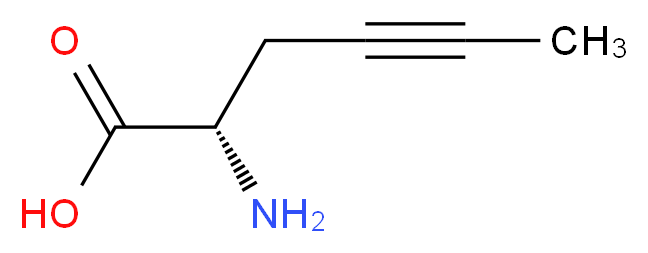 (S)-2-AMinohex-4-ynoic acid_分子结构_CAS_29834-76-2)