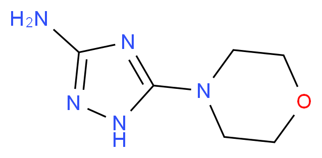 5-(4-morpholinyl)-1H-1,2,4-triazol-3-amine_分子结构_CAS_51420-46-3)