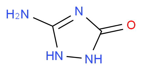 5-amino-2,3-dihydro-1H-1,2,4-triazol-3-one_分子结构_CAS_1003-35-6