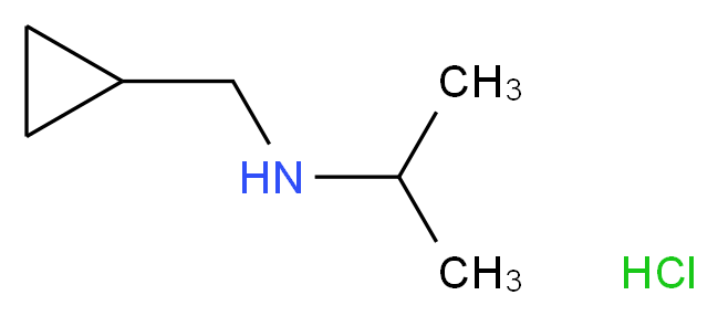 N-(cyclopropylmethyl)-N-isopropylamine hydrochloride_分子结构_CAS_)