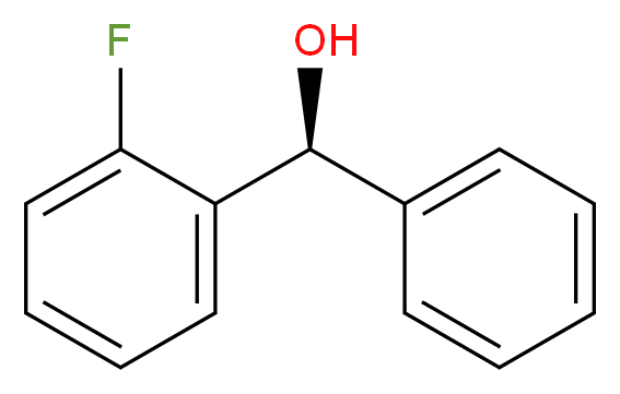 (S)-(2-fluorophenyl)(phenyl)methanol_分子结构_CAS_146324-43-8