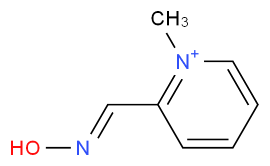 2-[(1E)-(hydroxyimino)methyl]-1-methylpyridin-1-ium_分子结构_CAS_6735-59-7