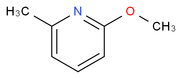 2-Methoxy-6-methylpyridine 98%_分子结构_CAS_63071-03-4)