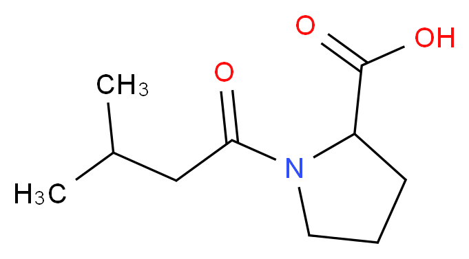 1-(3-Methylbutanoyl)proline_分子结构_CAS_)