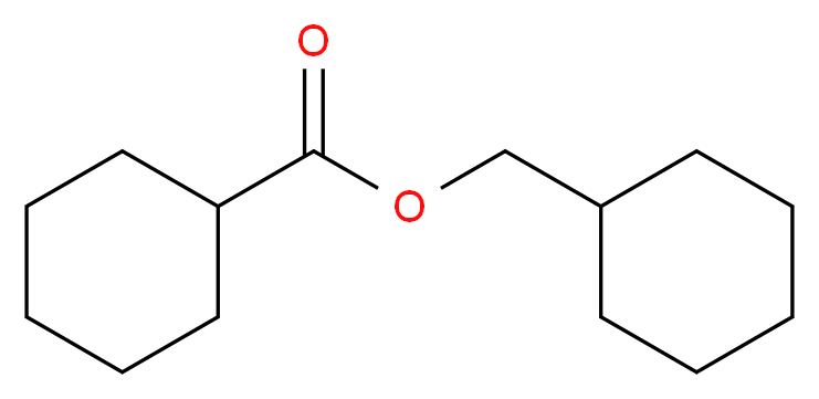 Cyclohexylmethyl cyclohexanecarboxylate_分子结构_CAS_2611-02-1)