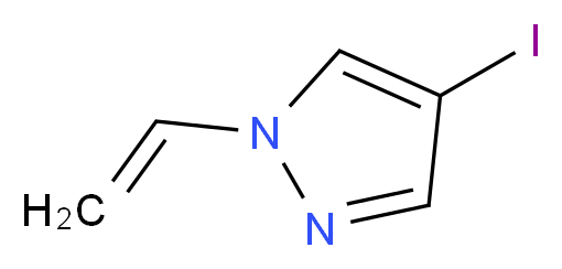 1-ethenyl-4-iodo-1H-pyrazole_分子结构_CAS_1175788-58-5