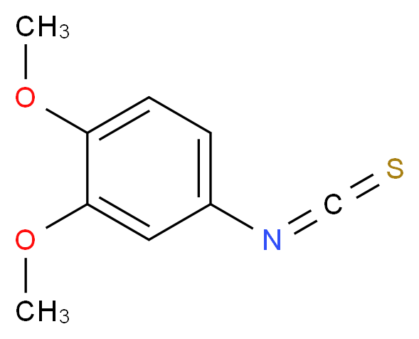 3,4-DIMETHOXYPHENYL ISOTHIOCYANATE_分子结构_CAS_33904-04-0)