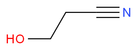 3-hydroxypropanenitrile_分子结构_CAS_109-78-4