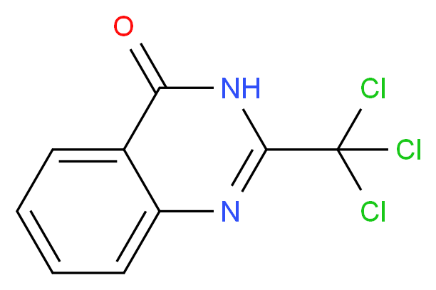 2-(trichloromethyl)-3,4-dihydroquinazolin-4-one_分子结构_CAS_5558-95-2