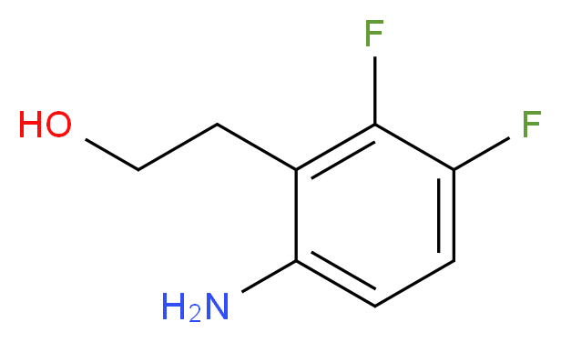 6-AMINO-2,3-DIFLUOROBENZENEETHANOL_分子结构_CAS_145689-33-4)