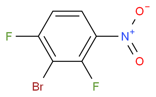 2-bromo-1,3-difluoro-4-nitrobenzene_分子结构_CAS_103977-78-2