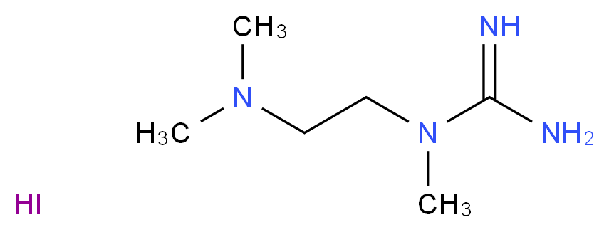 N-[2-(Dimethylamino)ethyl]-N-methylguanidine hydroiodide 90%_分子结构_CAS_849776-24-5)