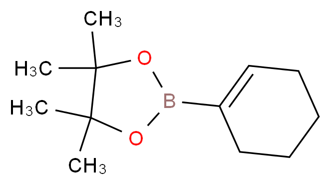 CYCLOHEXENE-1-BORONIC ACID PINACOL ESTER_分子结构_CAS_141091-37-4)