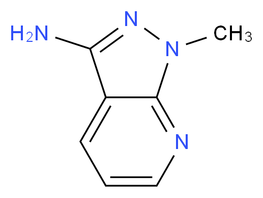 1-methyl-1H-pyrazolo[3,4-b]pyridin-3-amine_分子结构_CAS_72583-83-6